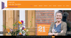Desktop Screenshot of jeaninevandersandenmakelaardij.nl